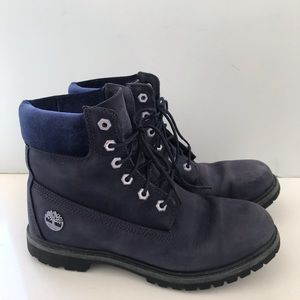 Blue Timberland Boots